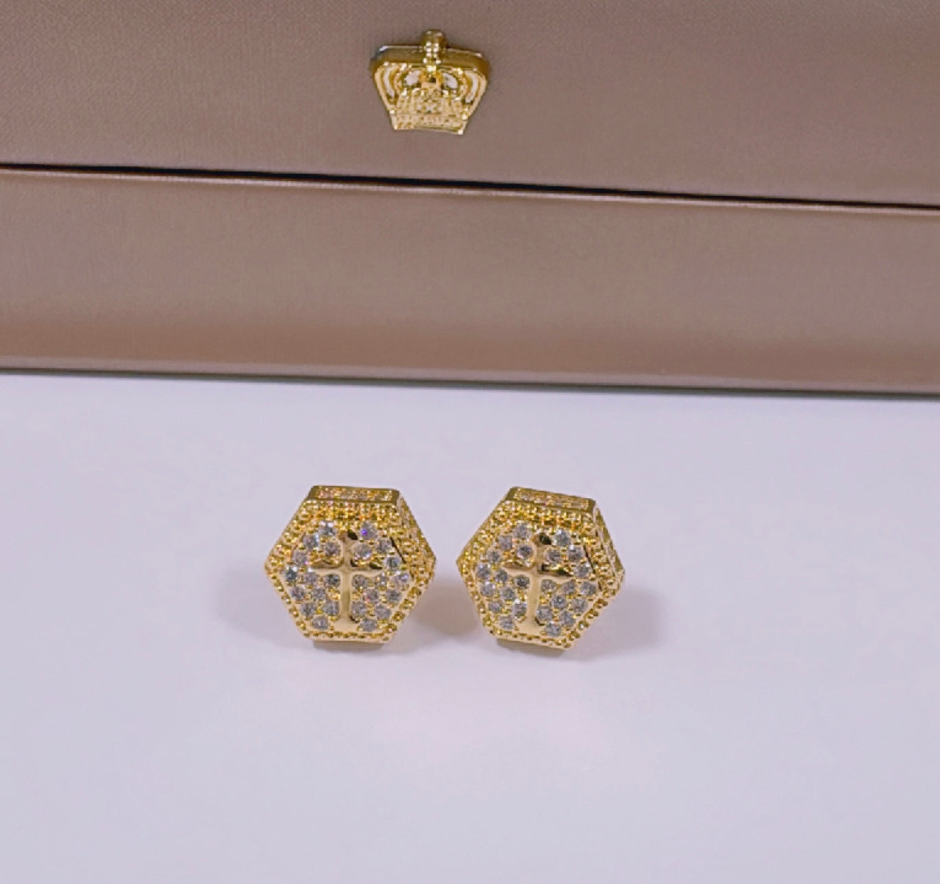 Cross earrings
