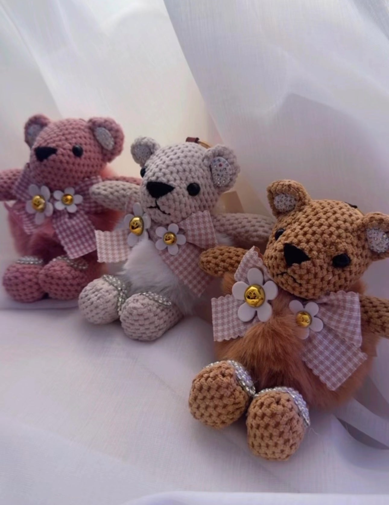 Bloom bear keychains