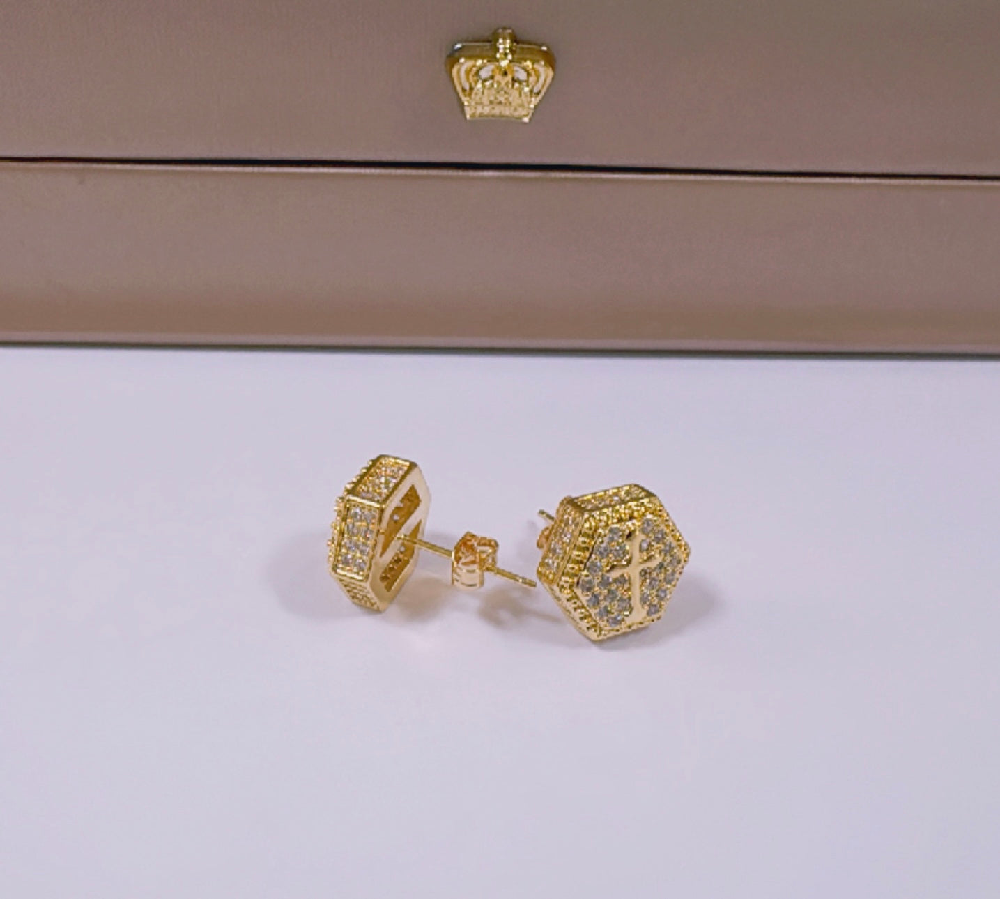 Cross earrings