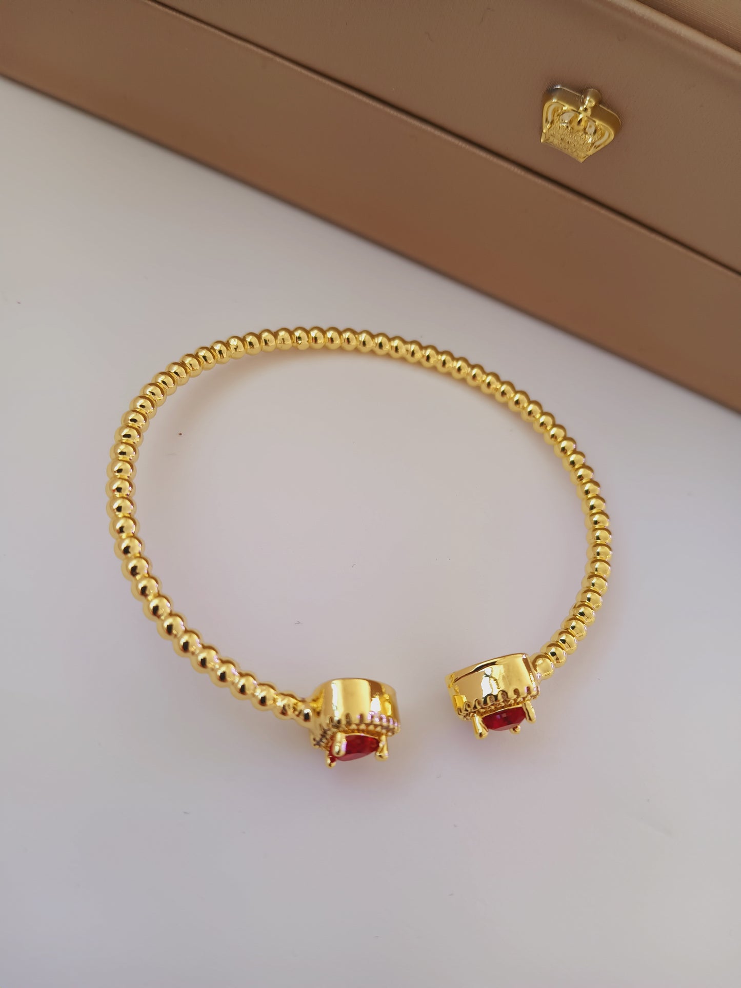 Red heart bracelet