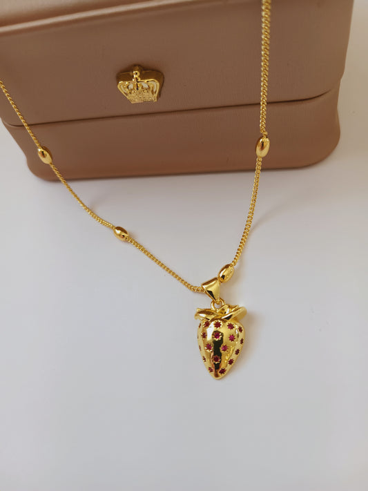 Straberry necklace