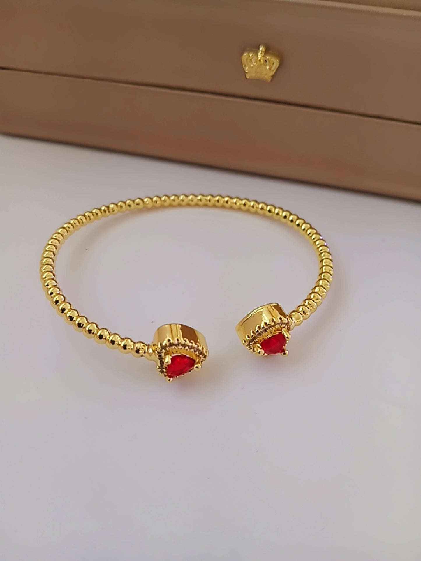 Red heart bracelet