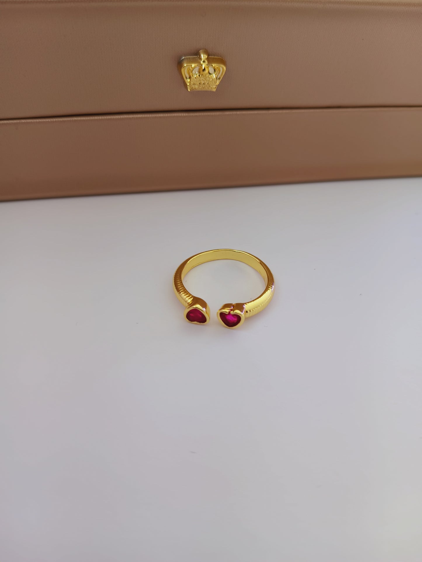 Red heart ring