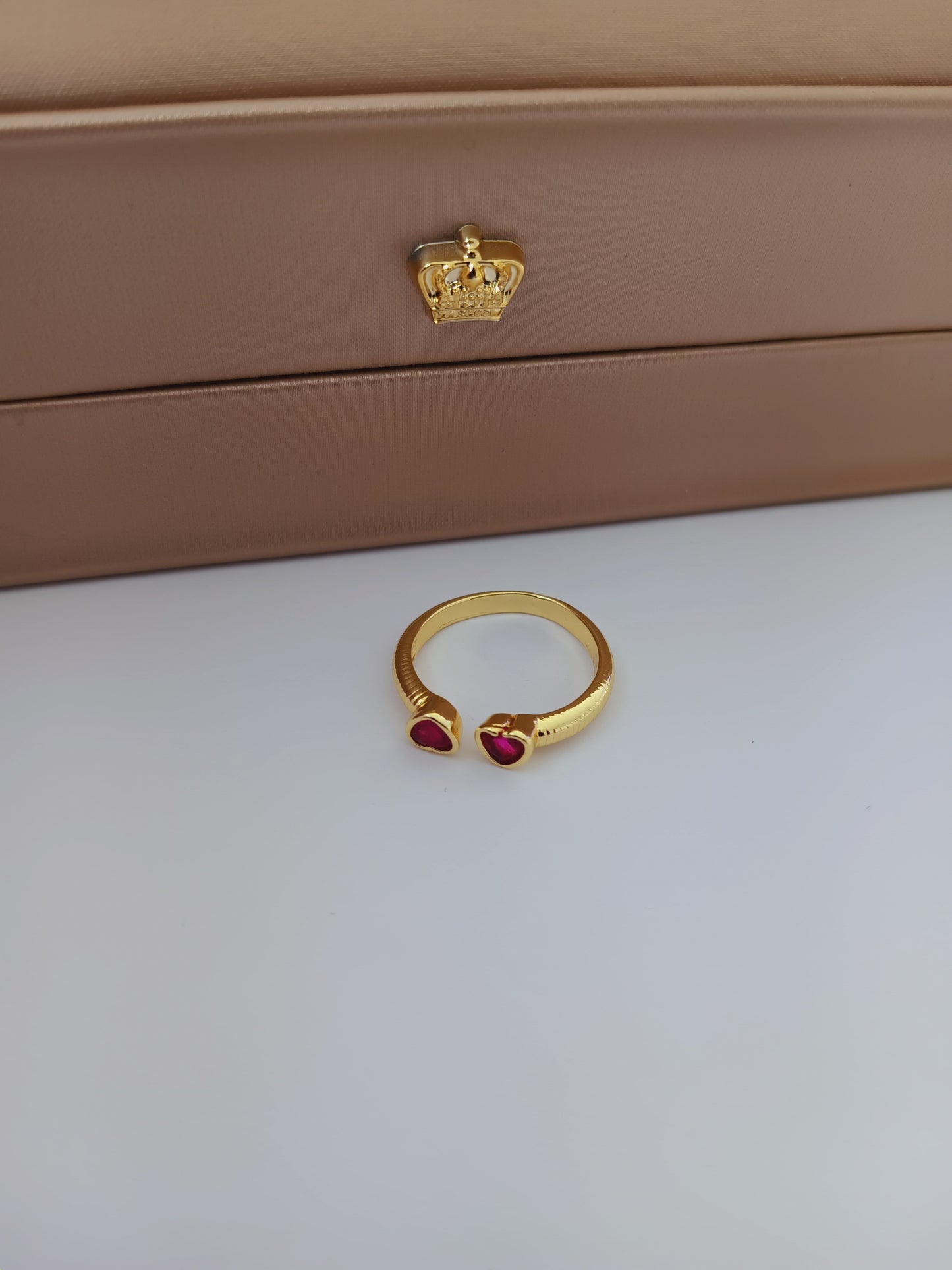 Red heart ring