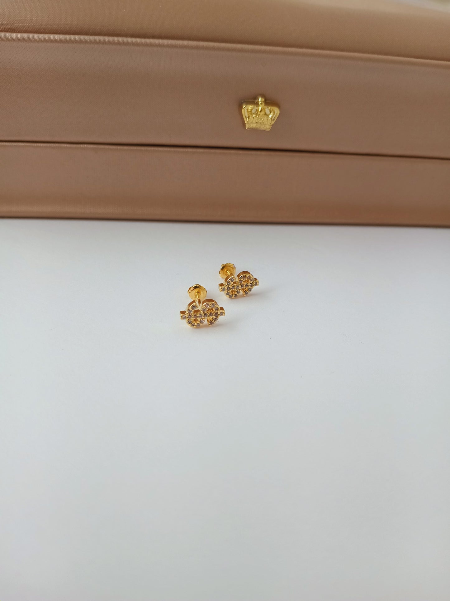 Money mini earrings