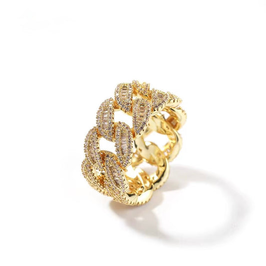Cuban chain ring