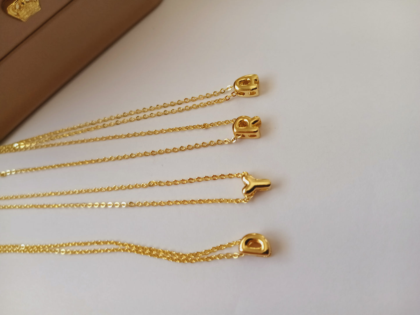 Mini letter necklace