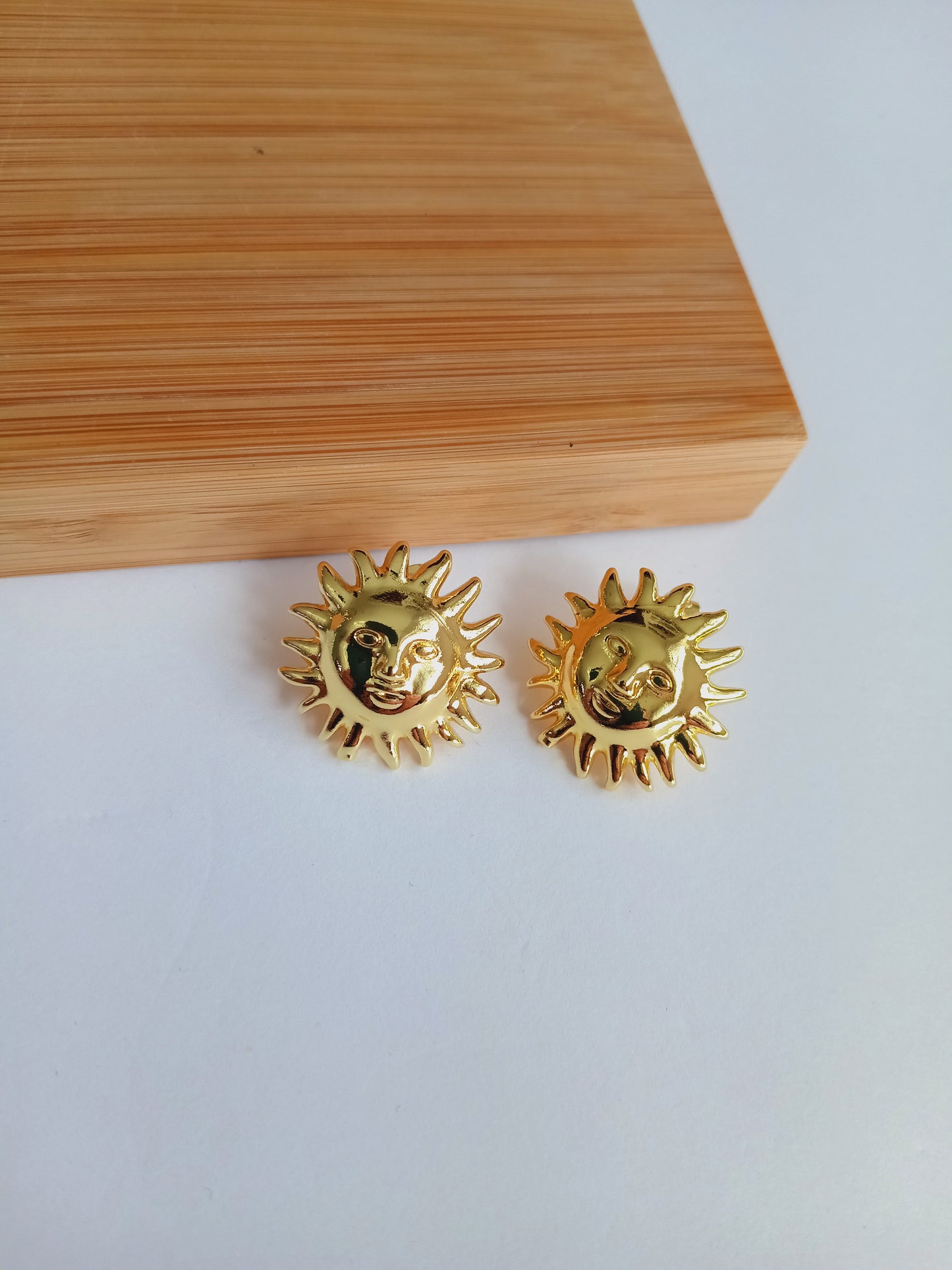 Golden sun  earrings