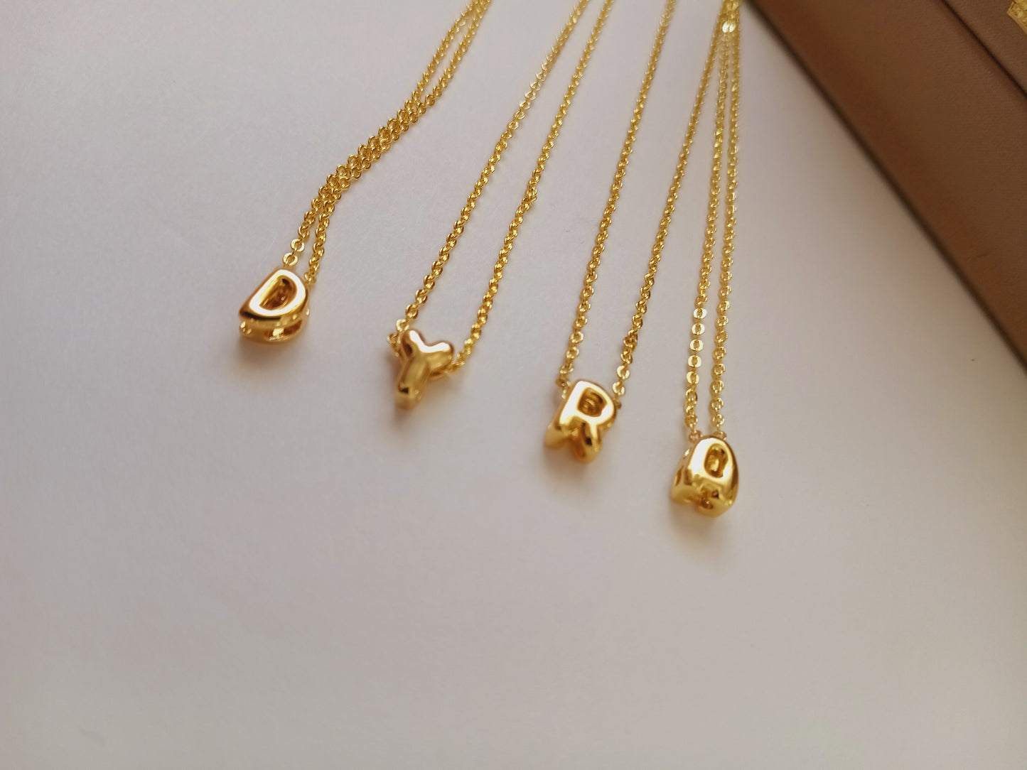 Mini letter necklace