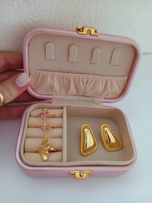 Pink jewelry box