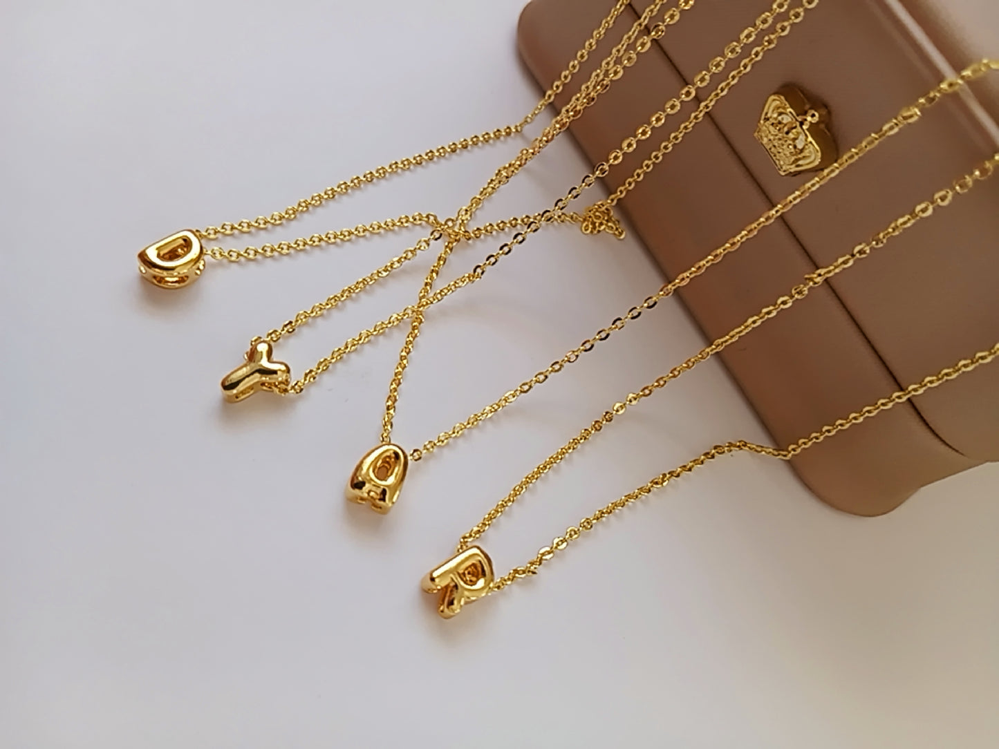 Mini letter necklace